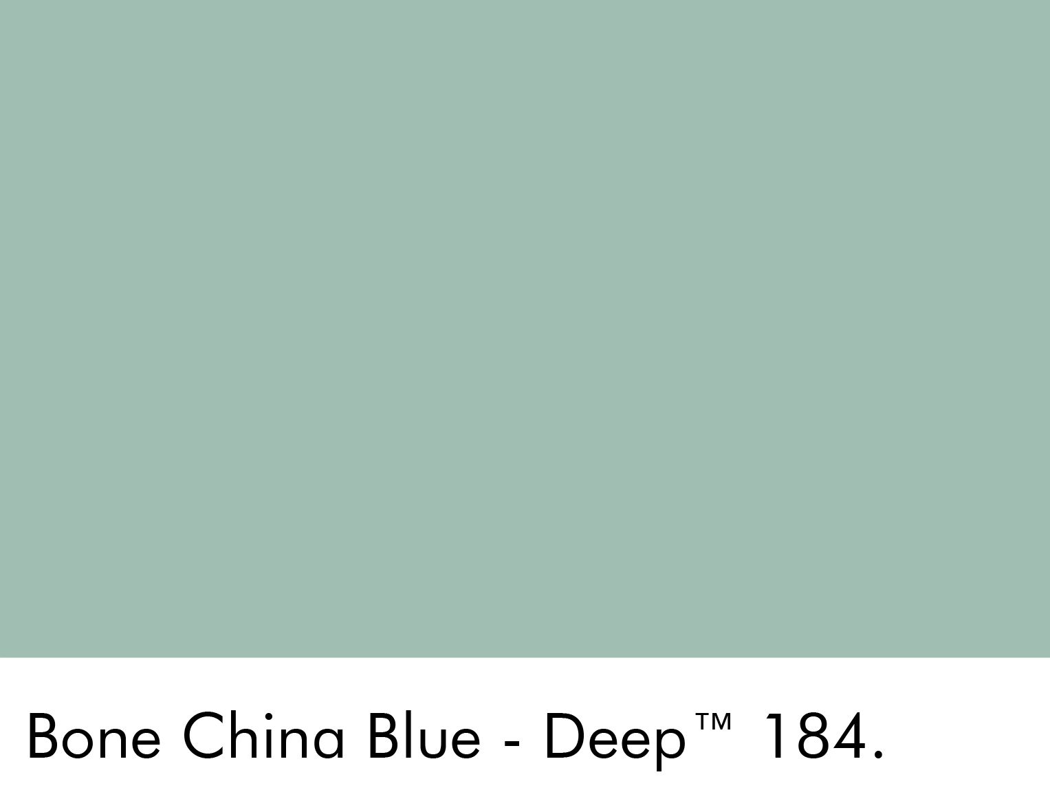 Bone China Blue - Deep